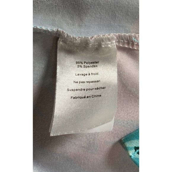 Yata Golf Men's Polo Flamingos Green Pink Size Large - Picture 4 of 5